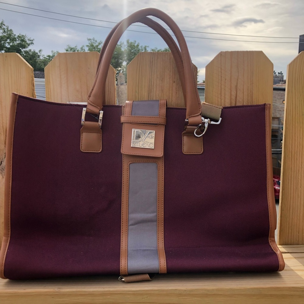 Large plum tote